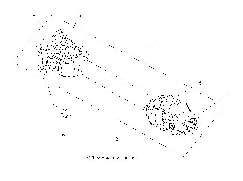 DRIVE TRAIN, PROP SHAFT, REAR - A14DN5EAH/EAR (49ATVSHAFTPROPRR1332724)