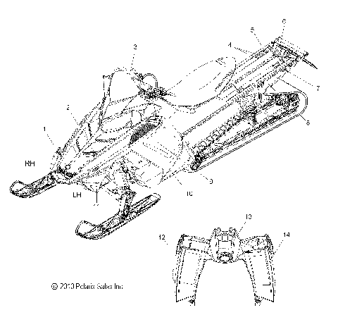 BODY, DECAL - S11CG8/CH8 ALL OPTIONS (49SNOWDECAL11PRMK)