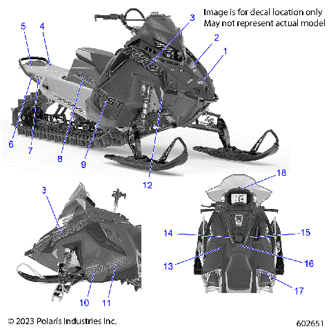 BODY, DECAL, ARMY GREEN SIDE PANEL W/LIFTED LIME ACCENT - S24TGG8MS/8ME (602651)