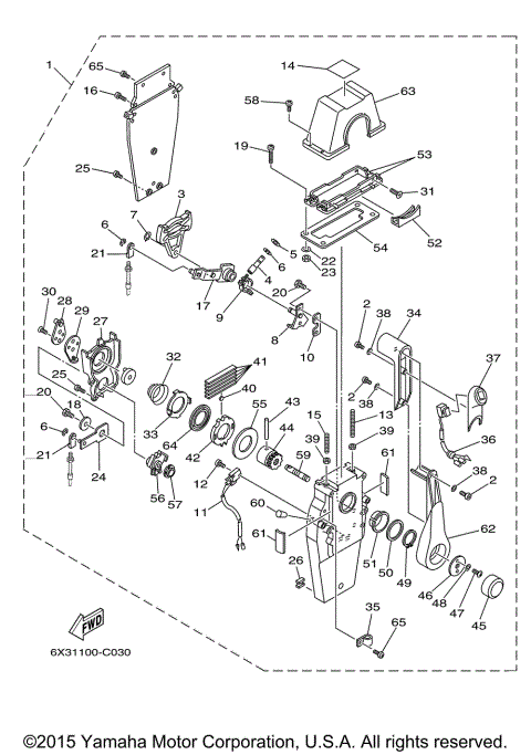 CONTROL BINNACLE STANDARD SINGLE