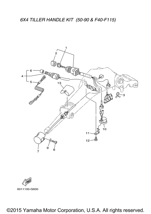TILLER HANDLE ELECTRICAL