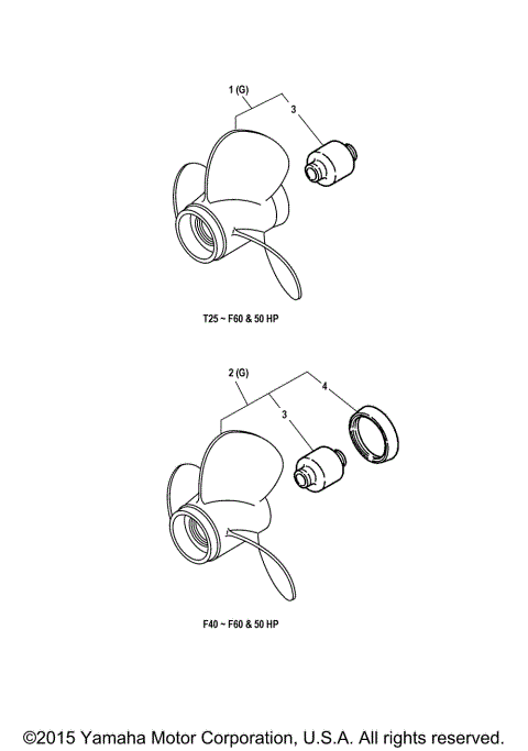 PROPELLERS T25 THROUGH F60