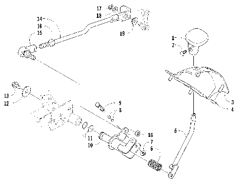 REVERSE SHIFT LEVER ASSEMBLY [83812]