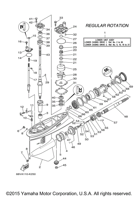 LOWER CASING DRIVE 1