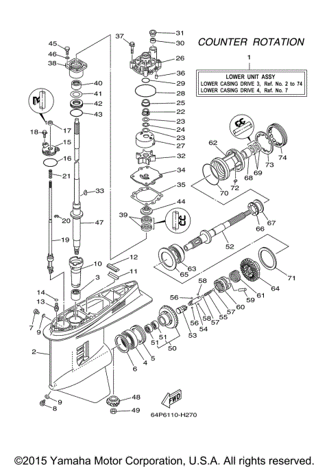 LOWER CASING DRIVE 3
