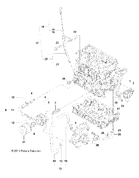 ENGINE, OIL SYSTEM AND DIPSTICK - R14WH9EMD (49BRUTUSOIL13LM)
