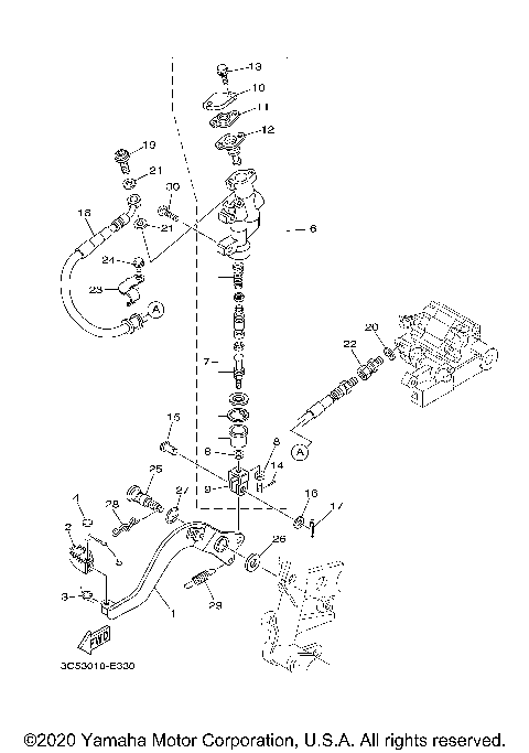REAR MASTER CYLINDER