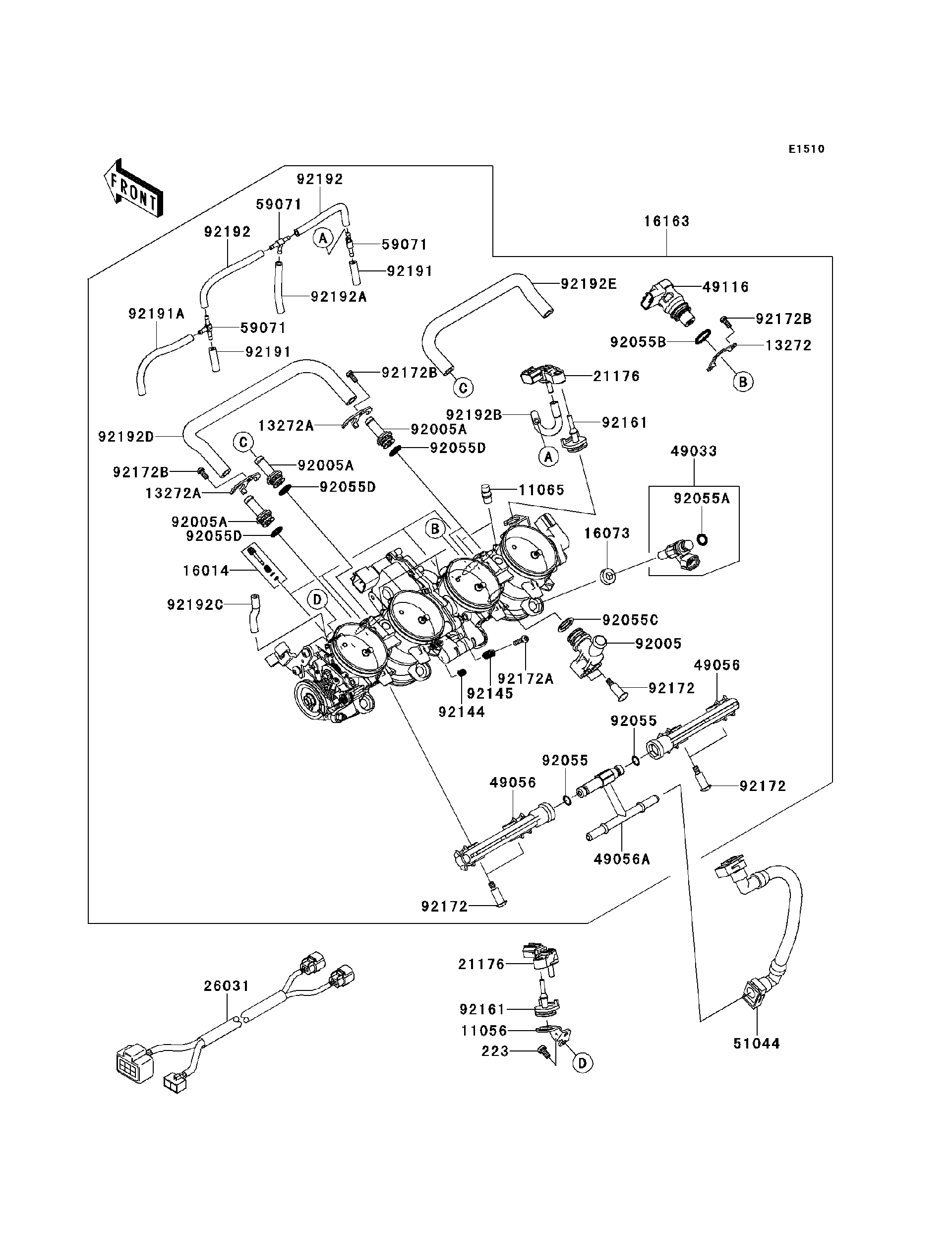 てん　0819 KAWASAKI NINJA ZX-10R 2013 Parts and Technical