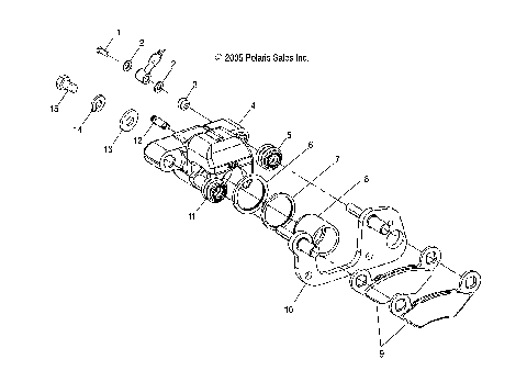 BRAKE, FRONT - A07BG50AA/FA (4999201549920154B14)