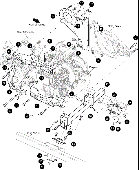 ENGINE MOUNTING [302454]