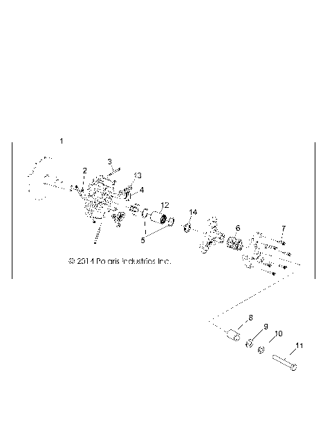 DRIVE TRAIN, PRIMARY CLUTCH - R14WH9EMD (49MVCLUTCHDRV14HIP)