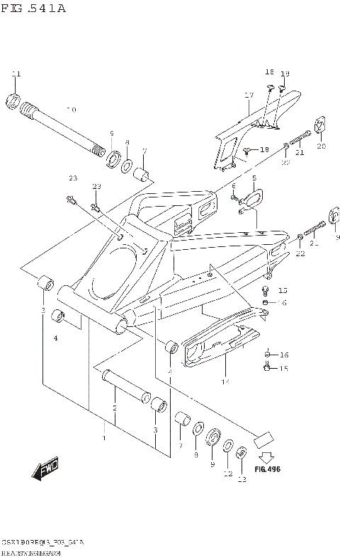 REAR SWINGINGARM