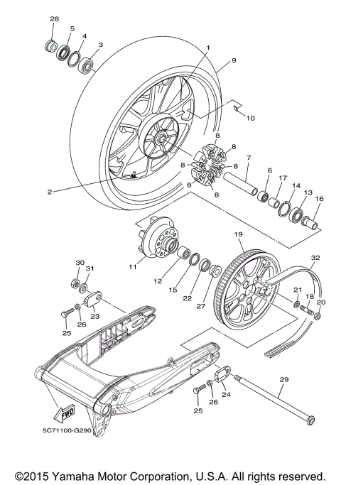 REAR WHEEL