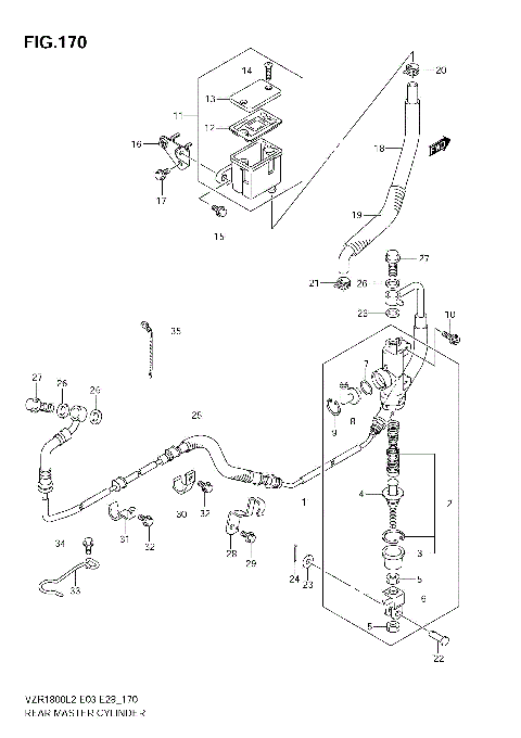 REAR MASTER CYLINDER