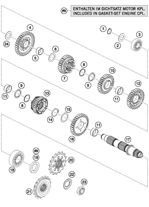 TRANSMISSION II - COUNTERSHAFT     