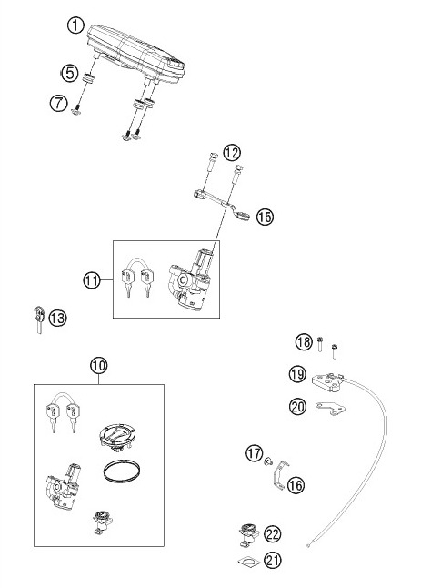 INSTRUMENTS / LOCK SYSTEM          