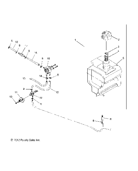 FUEL SYSTEM - P14GDGBAA (49PWRFUEL14P2A)