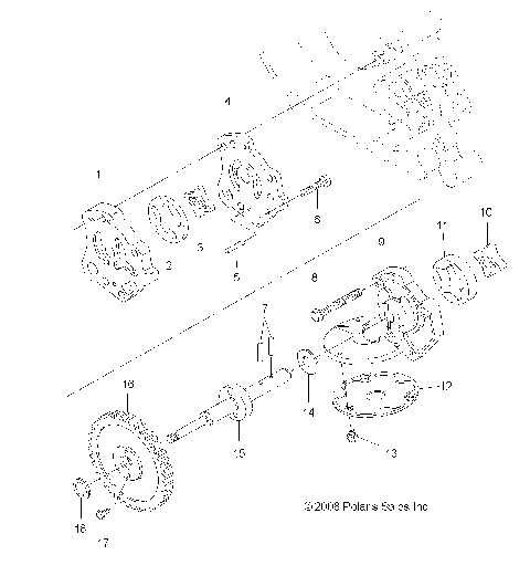 ENGINE, OIL PUMP - A10DH50AX/AZ (49ATVOILPUMP09SP500)