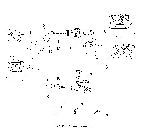 BRAKES, LINES and MASTER CYLINDER - R15RMAEGJ/GC/EJ (49RGRBRAKELINES11CREW)