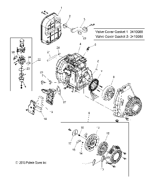 ENGINE ASM. - P14GDGBAA (49PWRENG14P2)