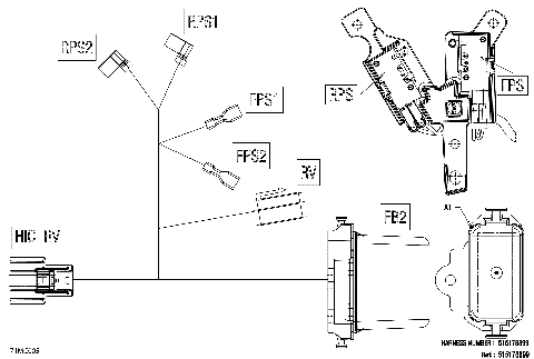 08- Electric - Reverse Wiring Harness - 515178899