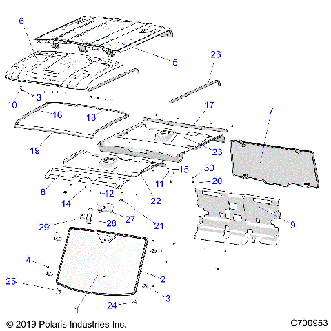 BODY, ROOF AND CAB - R20RSY99A9/AA/AP/AX/B9/BA/BP/BX (C700953)