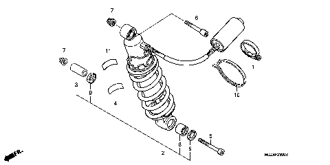 REAR SHOCK ABSORBER
