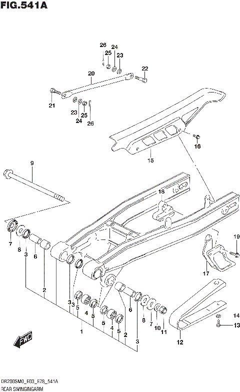 REAR SWINGINGARM