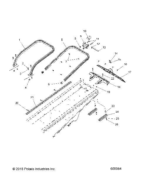 BODY, BUMPER, REAR, SNOWFLAP and TAILLIGHT COVER - S21EEF6PSL/PEL (600984)