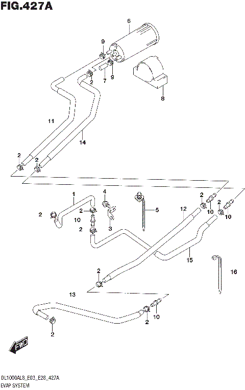 EVAP SYSTEM (DL1000AL8 E33)