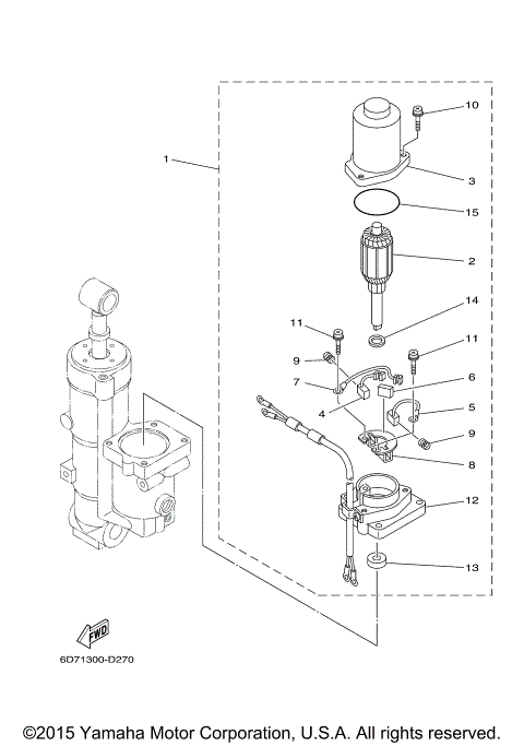 POWER TRIM TILT ASSY 2