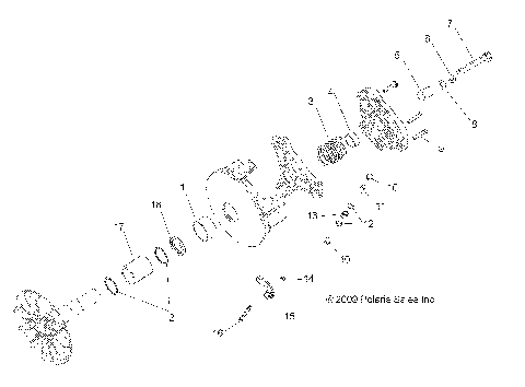 DRIVE TRAIN, PRIMARY CLUTCH - R10VH76 ALL OPTIONS/VY76AZ (49RGRCLUTCHDRV10RZR)