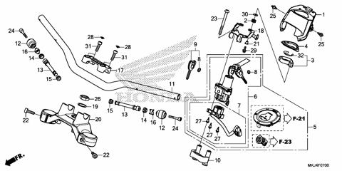 HANDLEBAR@TOP BRIDGE