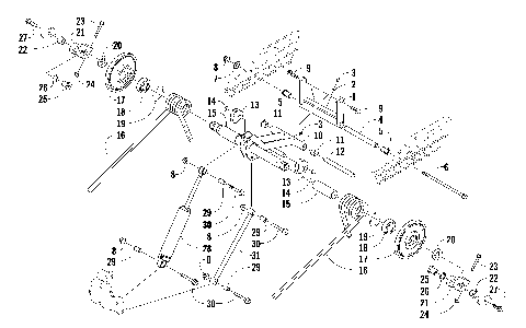 REAR SUSPENSION REAR ARM ASSEMBLY [91774]