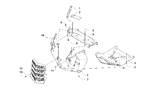 FRONT FASCIA AND CENTER SKID PLATE ASSEMBLY [103256]