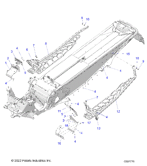 CHASSIS, FOOTRESTS, and RUNNINGBOARDS - S26TLP8RS (C602770)