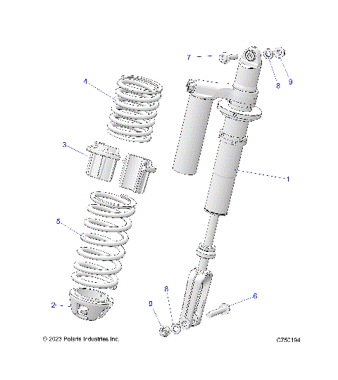 SUSPENSION, FRONT SHOCK MOUNTING - Z25R4E2KA4/B4  (C750194)