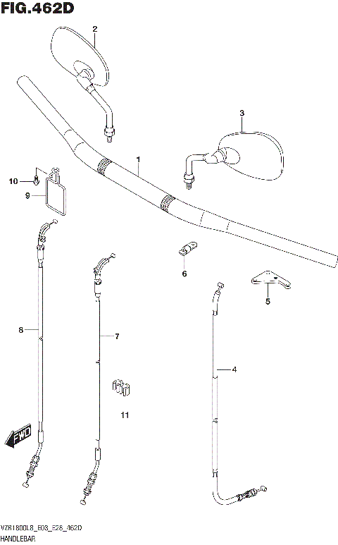HANDLEBAR (VZR1800BZL8 E33)