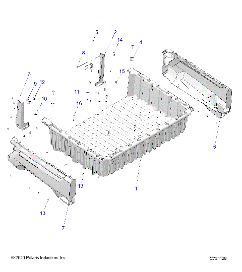 BODY, CARGO BOX - R25TAE99FM/TAS99CM/EM/GM (C731128)