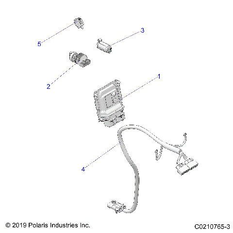 ELECTRICAL, SWITCHES and ECU - A20SYE95PH (C0210765-3)