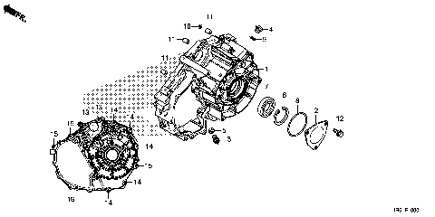 REAR CRANKCASE COVER