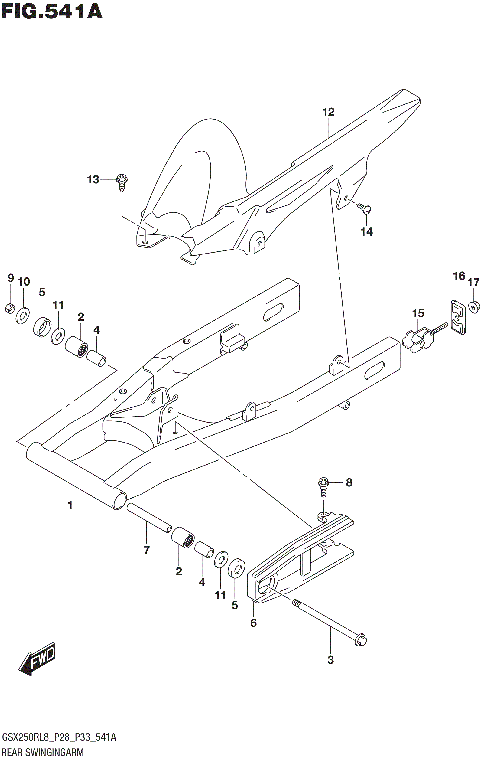 REAR SWINGINGARM