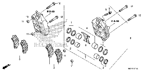 FRONT BRAKE CALIPER (2)
