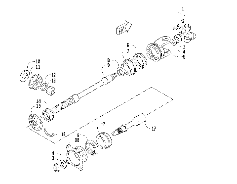 SECONDARY DRIVE ASSEMBLY [88710]