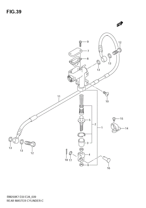 REAR MASTER CYLINDER