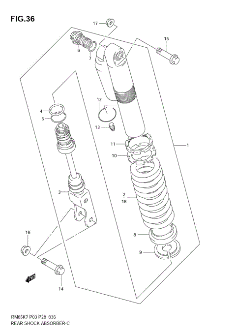 REAR SHOCK ABSORBER