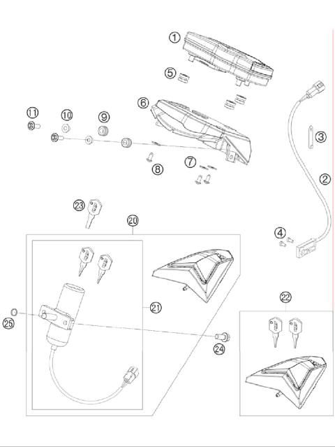 INSTRUMENTS / LOCK SYSTEM