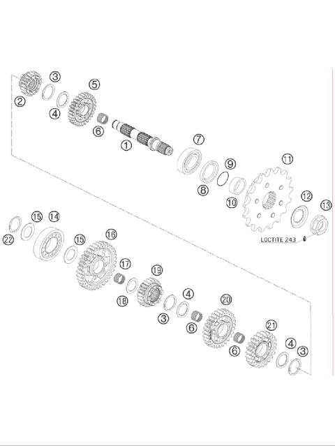 TRANSMISSION II - COUNTERSHAFT