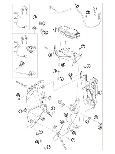 INSTRUMENTS / LOCK SYSTEM