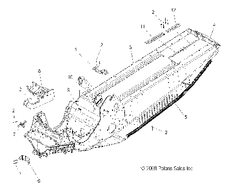 CHASSIS, ASM. - S09PB5BS/BE (49SNOWCHASSIS09550SHIFT)